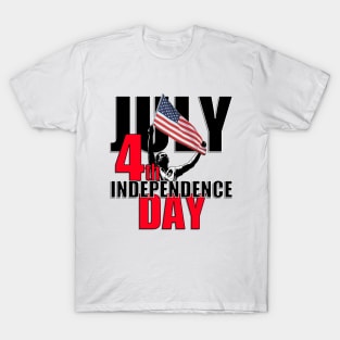 USA Flag T-shirt,USA Independence day on July 4 celebration Products T-Shirt